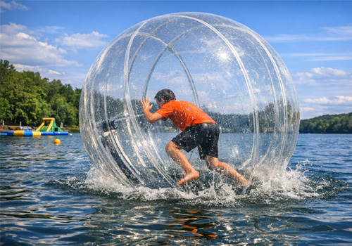 Aqua zorbing